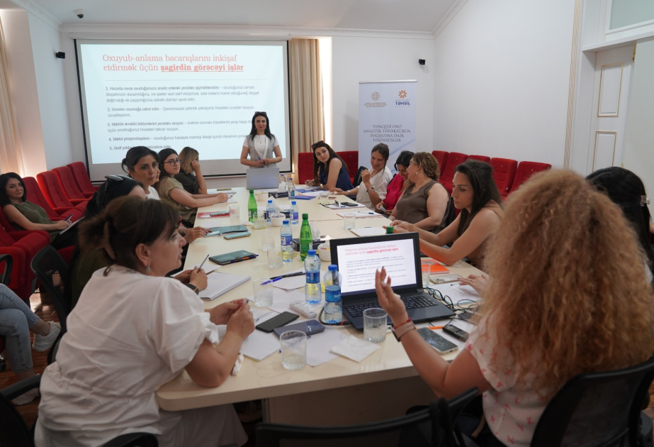 “Tənqidi oxu – analitik təfəkkürün inkişafına dair təşəbbüslər” layihəsi çərçivəsində seminar keçirilib