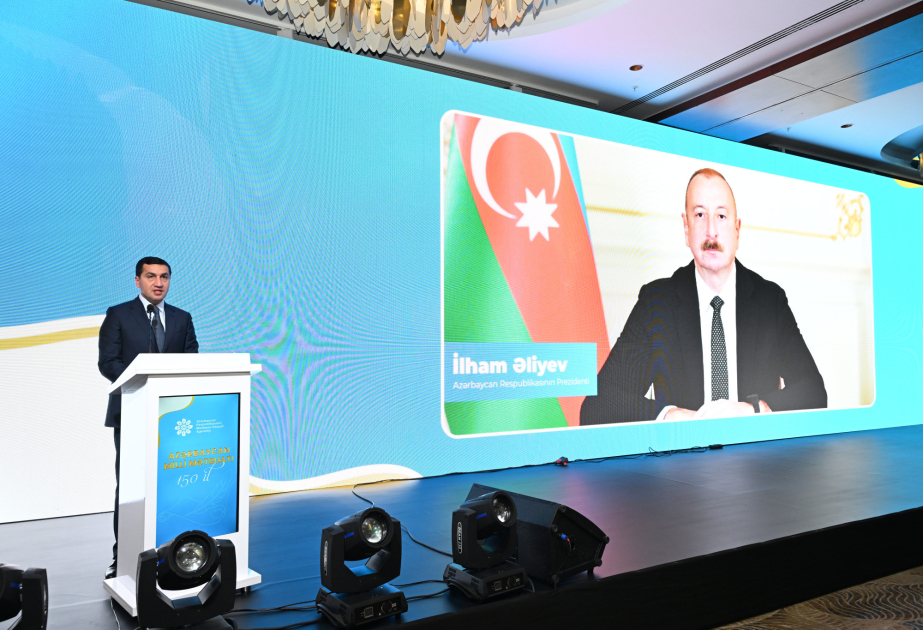 Azərbaycan milli mətbuatının 150 illik yubileyi münasibətilə tədbir keçirilib YENİLƏNİB  VİDEO