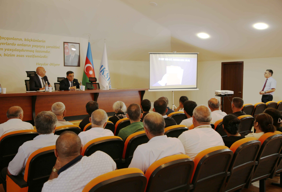 Keçmiş məcburi köçkünlər sosial müdafiə və mina təhlükəsi barədə maarifləndirilib