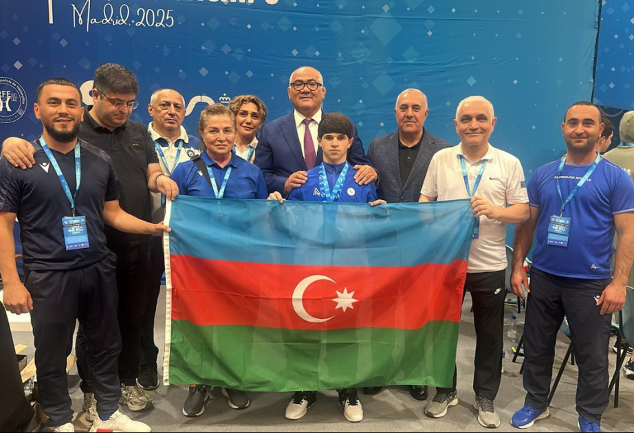 Azərbaycanlı gənc atlet Madriddə qızıl medal qazandı