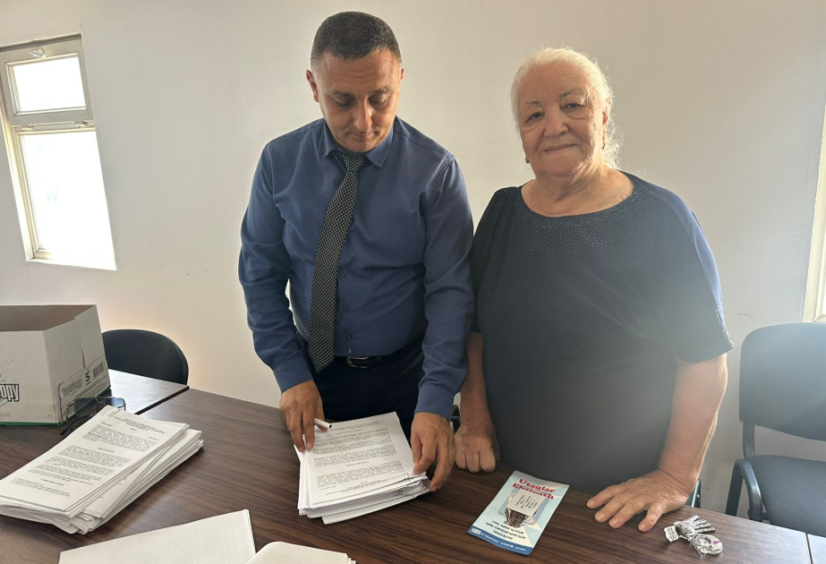 Növbəti köç karvanı Cəbrayıla çatıb, daha 50 ailəyə mənzillərin açarları təqdim olunub