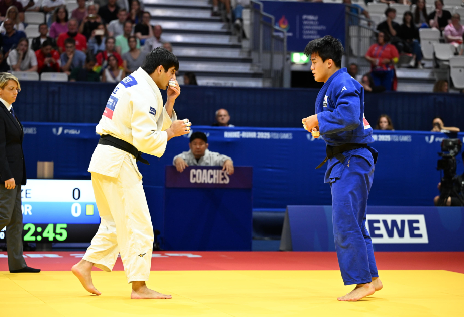 El judoca azerbaiyano gana la medalla de plata en la Universiada