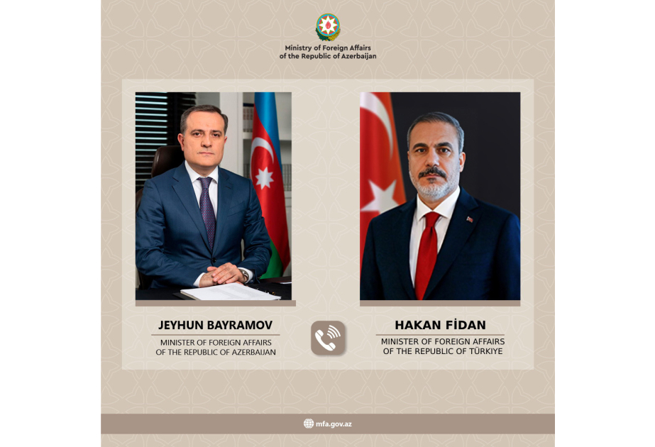 Djeyhoun Baïramov informe son homologue turc du processus de normalisation des relations entre l'Azerbaïdjan et l'Arménie