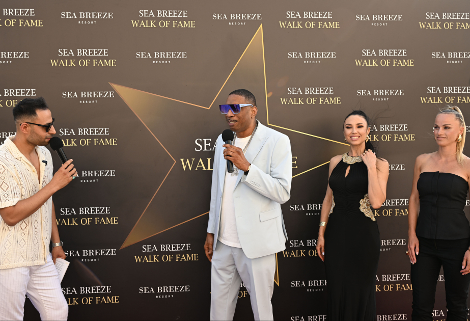 “Sea Breeze Walk of Fame” Şöhrət xiyabanında yeni adlı ulduzların açılış mərasimi keçirilib
