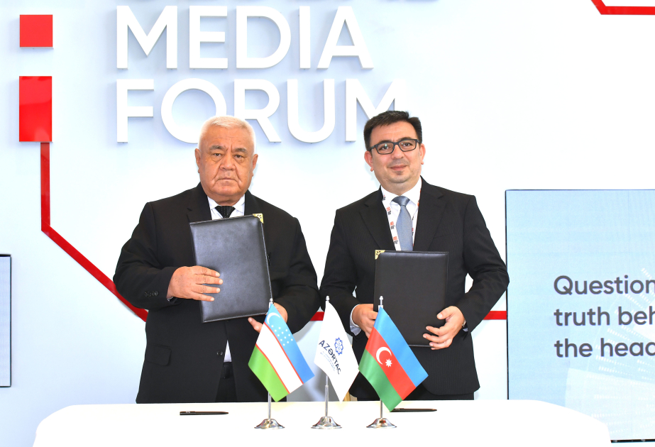 在舒沙全球媒体论坛期间，阿新社与乌兹别克斯坦民族新闻社签署谅解备忘录