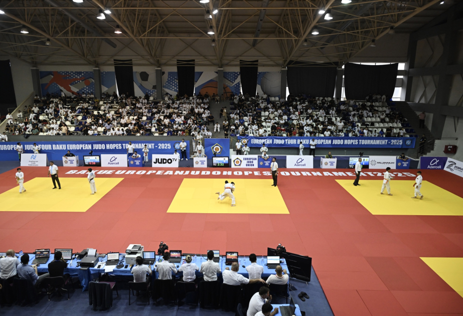 Baku hosts European Judo Hopes Tournament