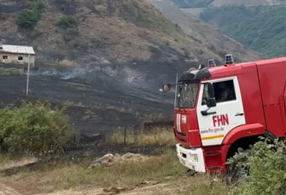 Şuşanın Böyük Qaladərəsi kəndində yanğın qısaqapanmadan yaranıb