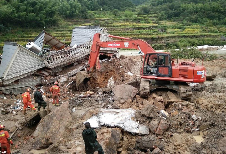 4 dead, 8 missing following landslide in north China