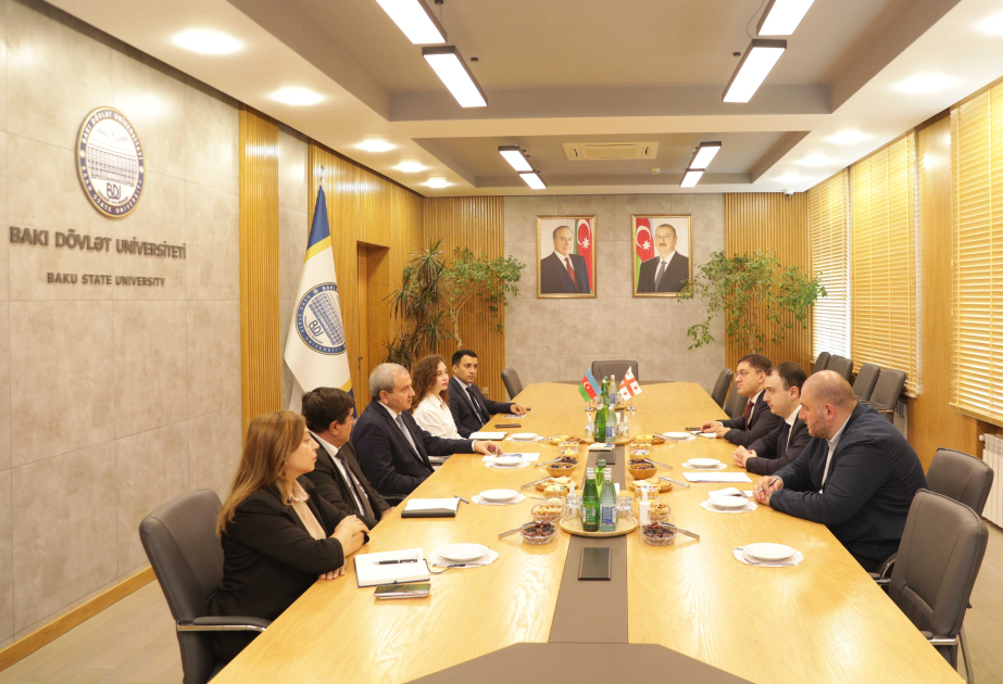 Georgian parliamentary delegation visits Baku State University
