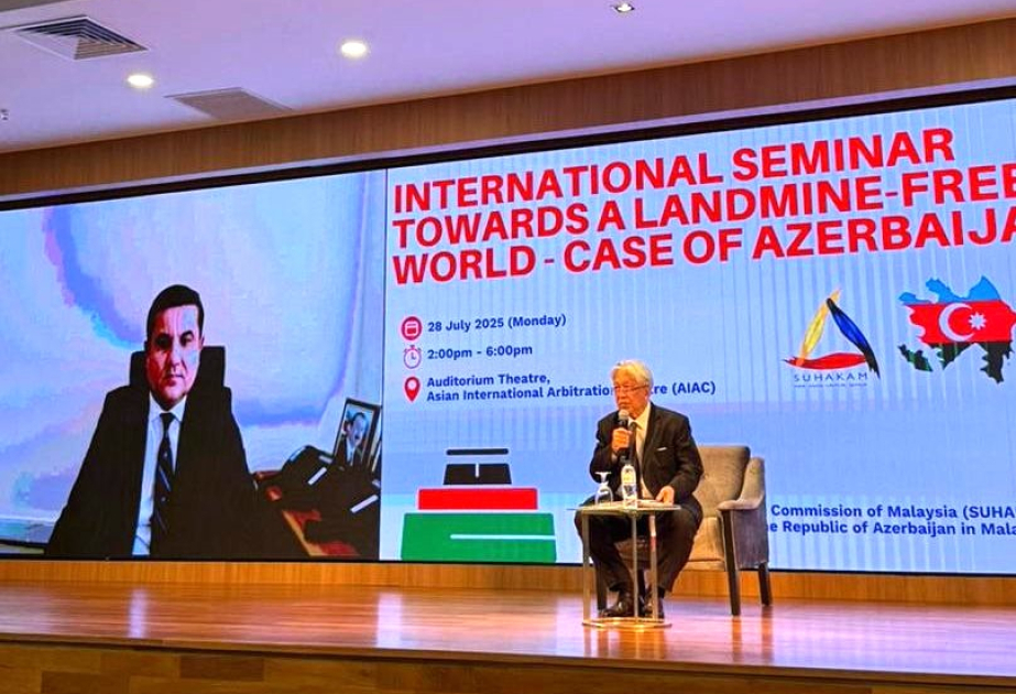 Seminario internacional “Hacia un mundo libre de minas: el ejemplo de Azerbaiyán” celebrado en Kuala Lumpur