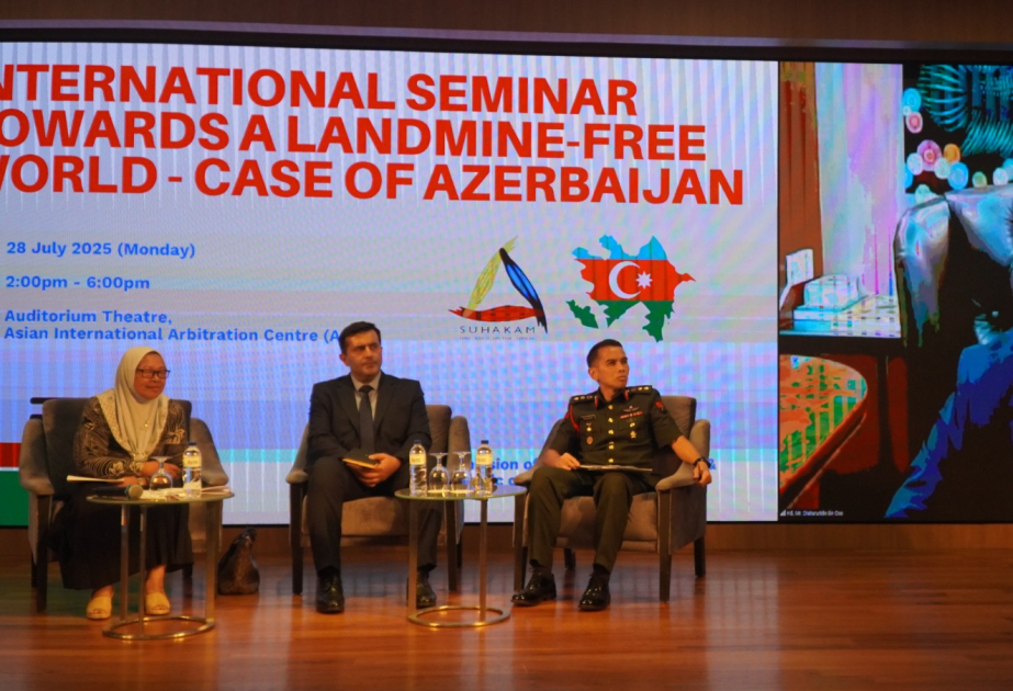 Se celebró en Kuala Lumpur un seminario internacional sobre el tema "Hacia un mundo libre de minas: el ejemplo de Azerbaiyán"