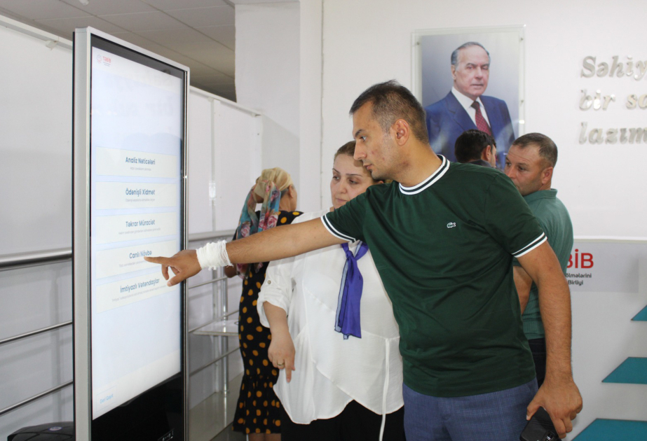 Daha üç tibb müəssisəsində elektron növbə sistemi qurulub