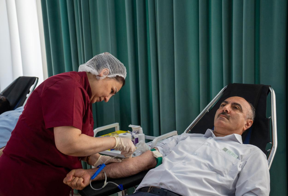 Ekologiya və Təbii Sərvətlər Nazirliyində qanvermə aksiyası keçirilib