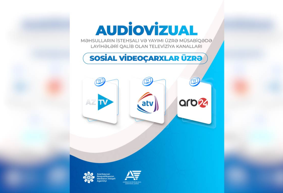 Audiovizual məhsulların istehsalı və yayımı üzrə müsabiqənin nəticələri açıqlanıb