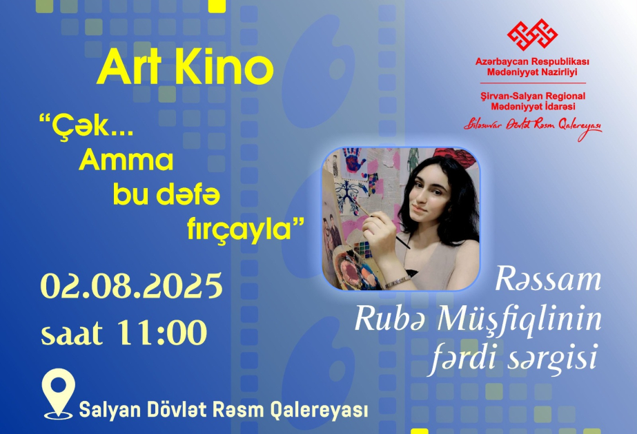 Salyanda "Çək... Amma bu dəfə fırça ilə" adlı rəsm sərgisi açılacaq