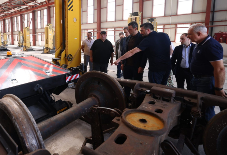 Bakı-Tbilisi-Qars dəmir yolu xəttinə baxış keçirilib
