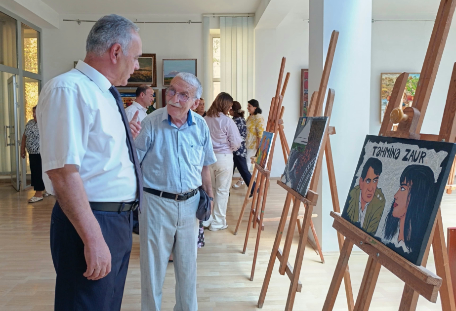 Salyanda Milli Kino Gününə həsr olunan rəsm sərgisi açılıb