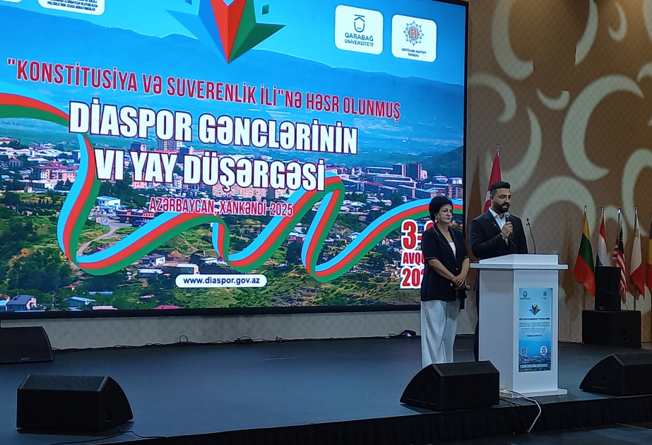 Xankəndidə Diaspor Gənclərinin VI Yay Düşərgəsinin açılış mərasimi keçirilir VİDEO