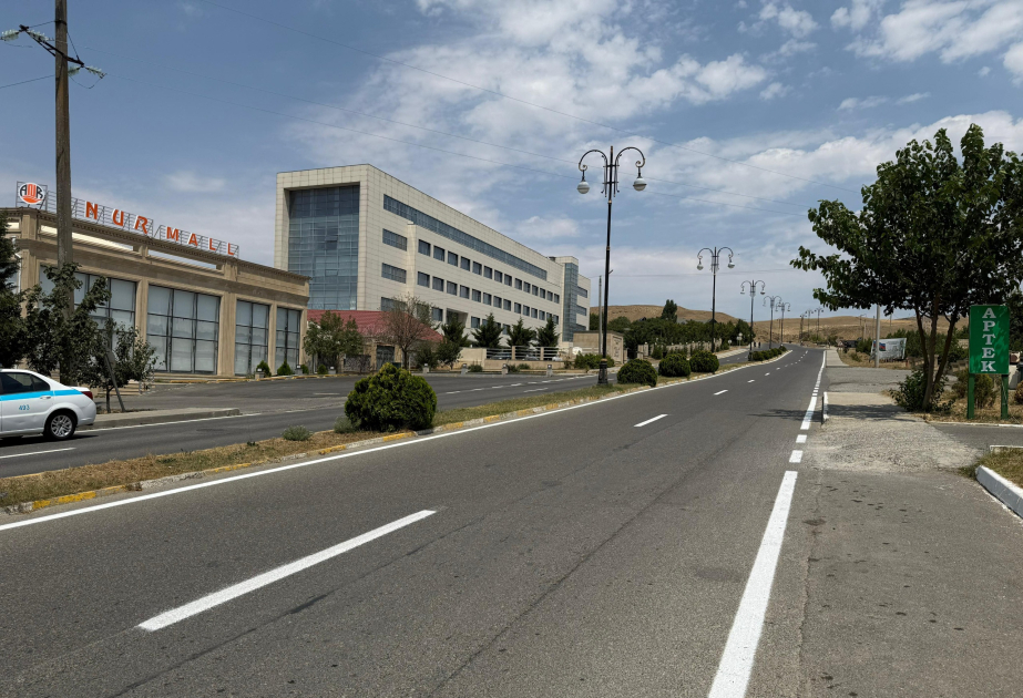 Qobustanda yol nişanlanma işləri həyata keçirilib