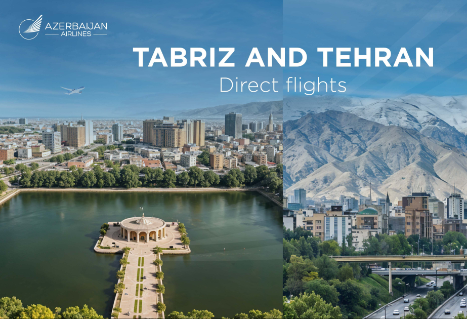 AZAL launches flights to two cities in Iran