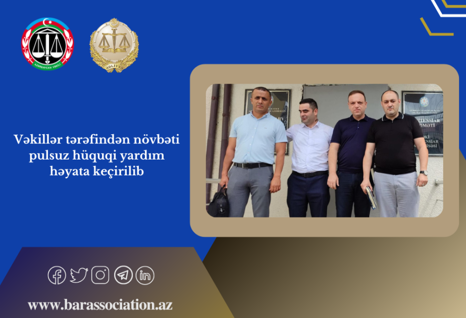 Vəkillər məhkumlara hüquqi yardım göstəriblər