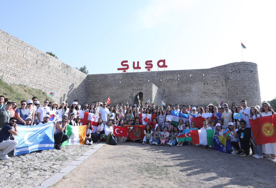 Participants of Sixth Summer Camp of Azerbaijani Diaspora Youth visit Shusha