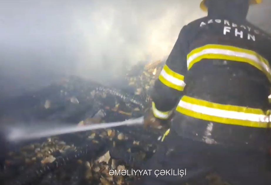 Xətai rayonunda yerləşən moteldə yanğın baş verib