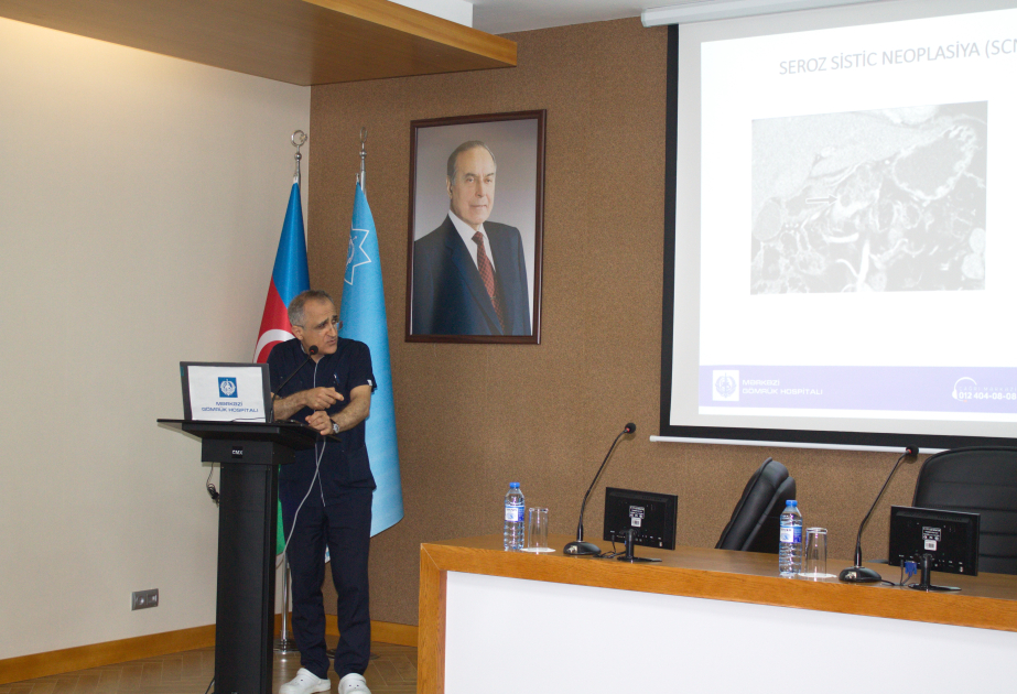® Mərkəzi Gömrük Hospitalında “Pankreas şistik törəmələri, müalicə alqoritmləri” mövzusunda seminar keçirilib