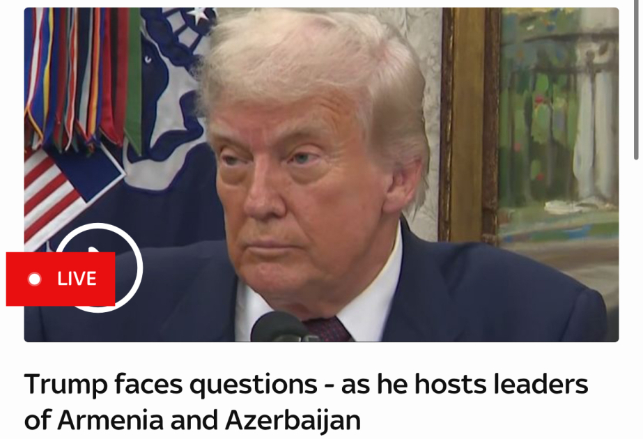 Britaniya mediası Vaşinqtonda Azərbaycan və Ermənistan liderlərinin görüşündən yazıb