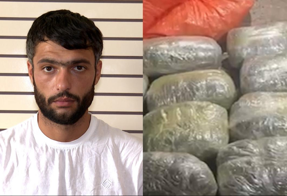 Qaradağda narkokuryer 16 kiloqramdan artıq marixuana ilə saxlanılıb