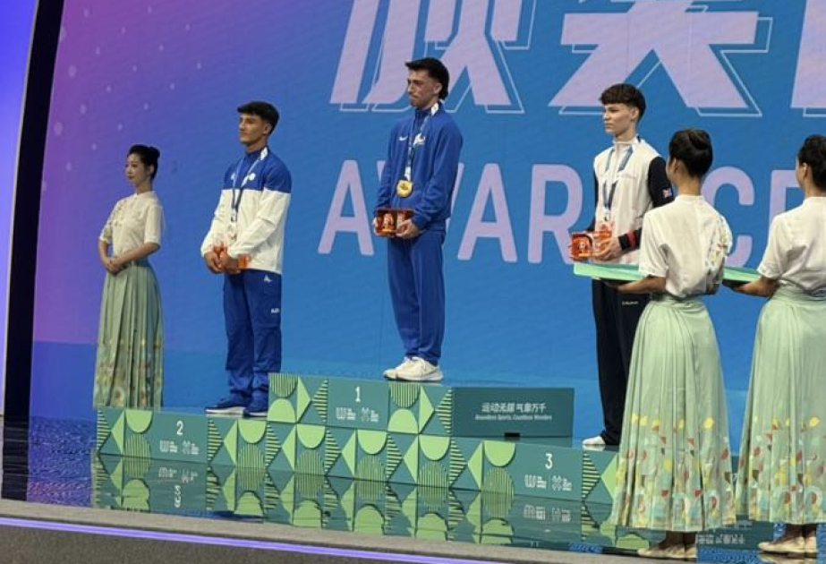 Azərbaycan gimnastı Dünya Oyunlarında gümüş medal qazanıb