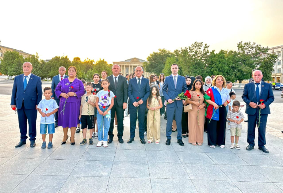 أطفال شهداء من نخجوان يزورون شوشا