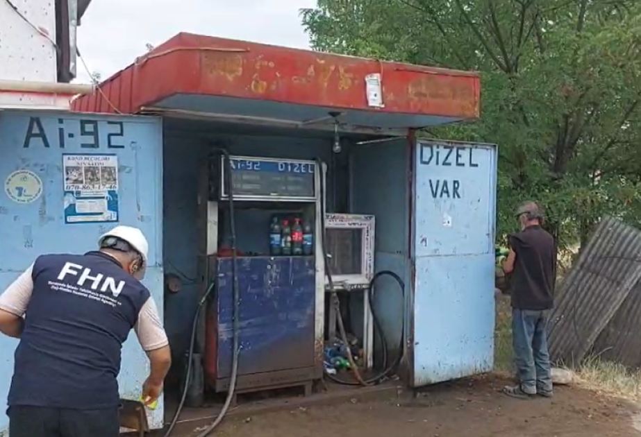 Tovuzda fəaliyyətləri qanunsuz bərpa edilmiş yanacaqdoldurma məntəqələrinin istismarı yenidən dayandırılıb