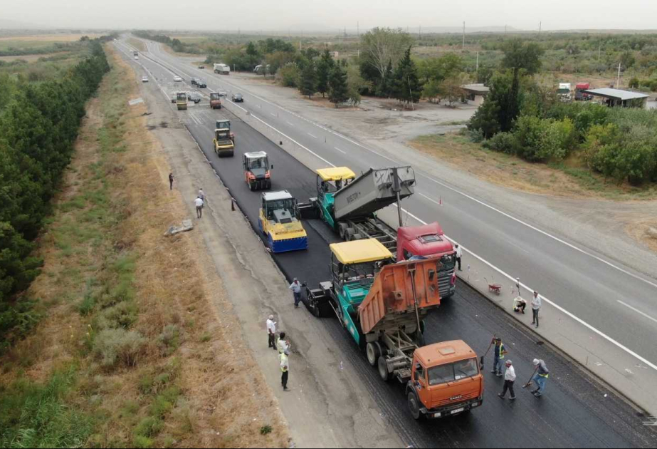 Bakı-Ələt-Qazax-Gürcüstan ilə dövlət sərhədi avtomobil yolunda yaranan problemlər aradan qaldırılır VİDEO