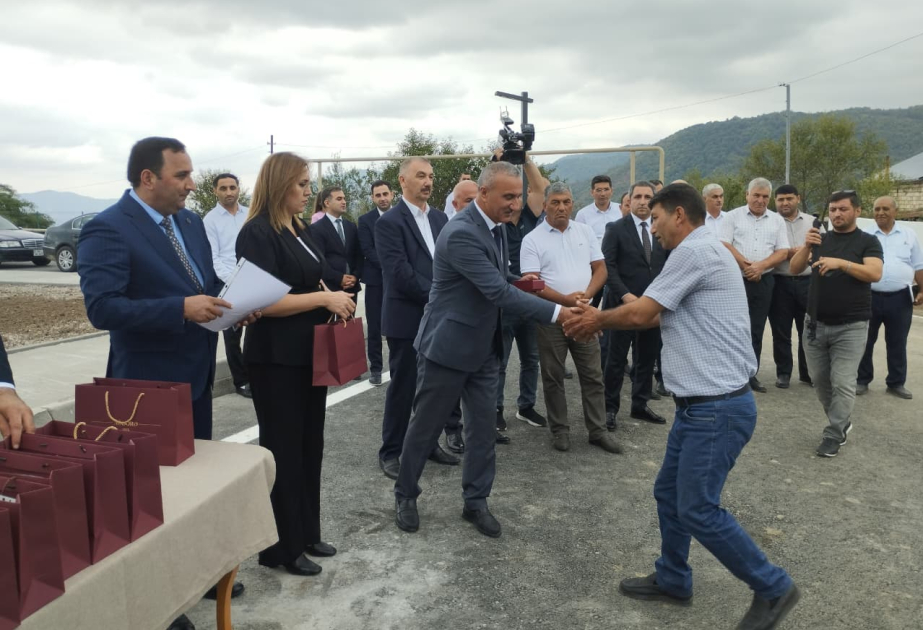 26 more families relocated to Kolatagh village of Aghdara district receive house keys