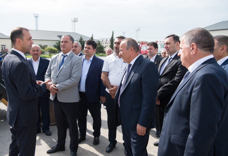 İri Şəhərlərin Birləşmiş Su Təchizatı Xidmətinin idarəsində texnikalara baxış keçirilib