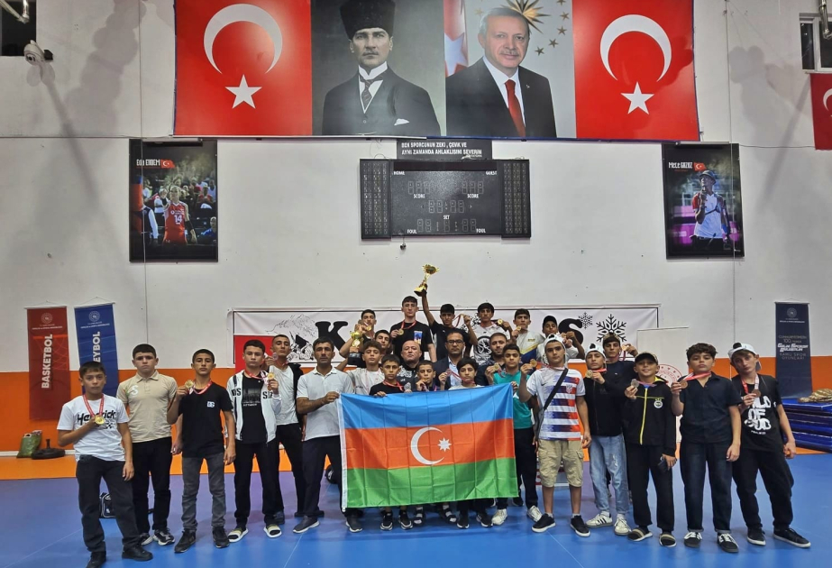 Nakhchivan wrestlers win 17 gold medals at Ani Cup in Türkiye