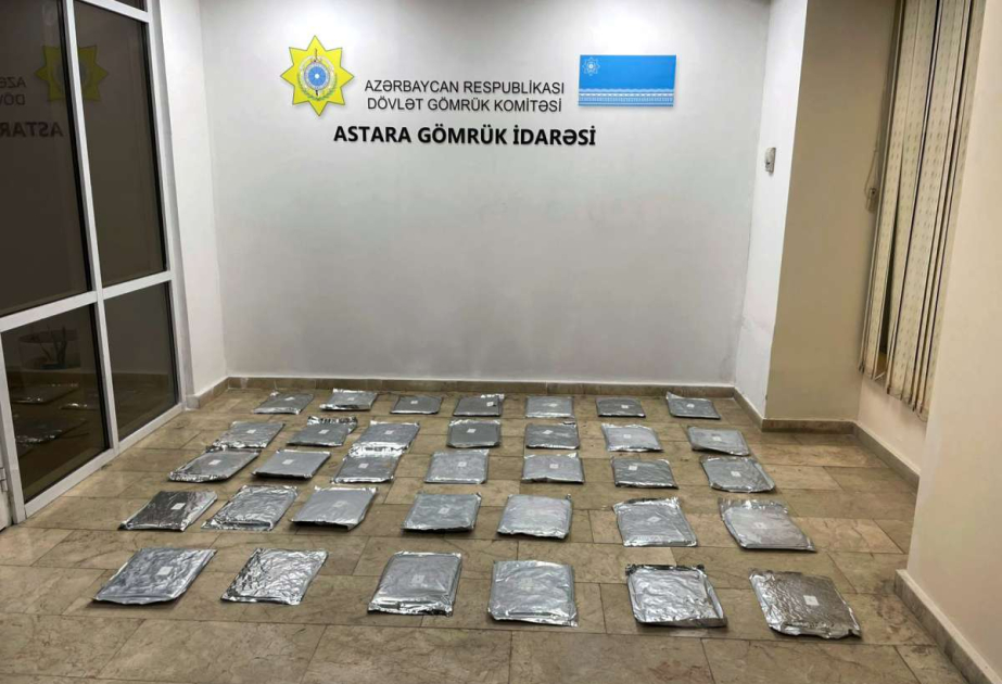 Azərbaycan gömrükçüləri 30 kiloqramdan artıq narkotik vasitə aşkar ediblər