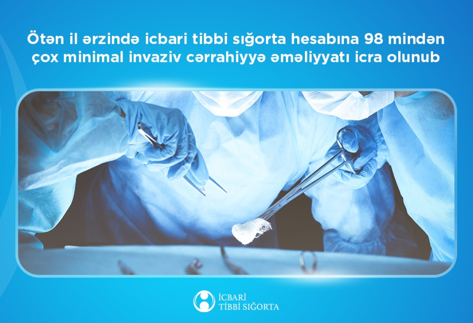 Ötən il icbari tibbi sığorta hesabına 98 mindən çox minimal invaziv cərrahiyyə əməliyyatı icra olunub