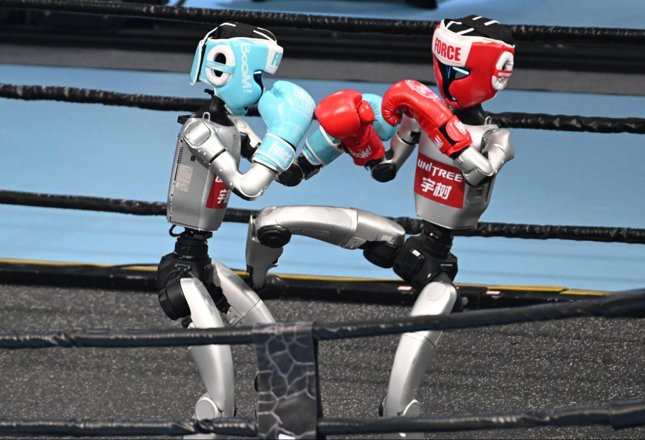 China: Weltweit erster Sportwettbewerb für humanoide Roboter in Peking beendet