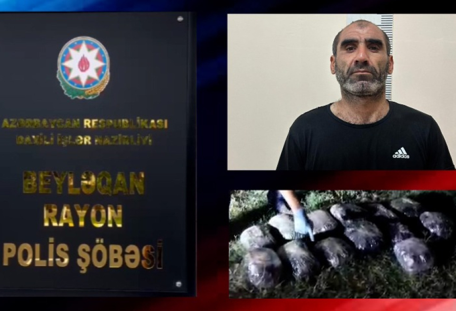 DİN: Beyləqanda polis 16 kiloqram marixuana və həşiş aşkarlayıb