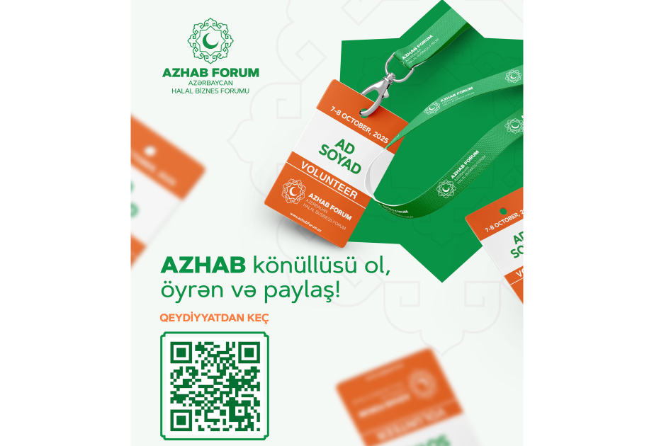 AZHAB Forumu üçün könüllülərin qəbuluna başlanılıb