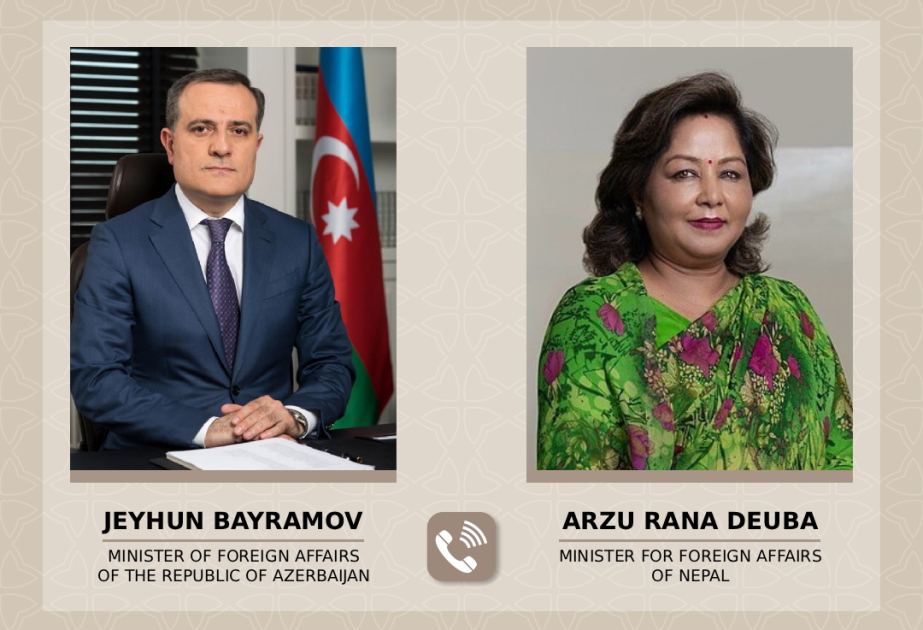 Ceyhun Bayramov nepallı həmkarı ilə iki ölkə arasında əməkdaşlığın perspektivlərini müzakirə edib