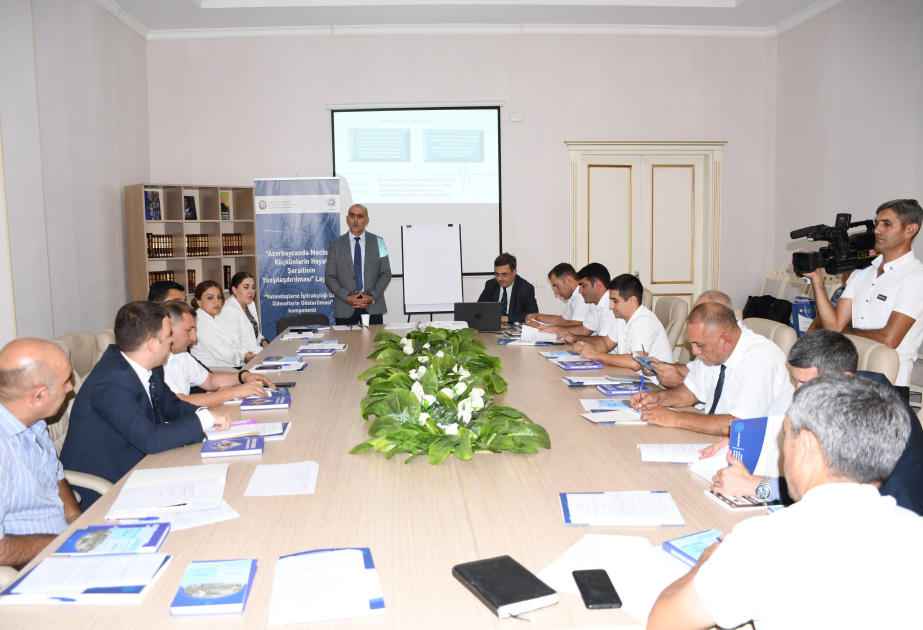 Ağdamda “Vətəndaş iştirakçılığının təşkili” mövzusunda seminar təşkil edilib