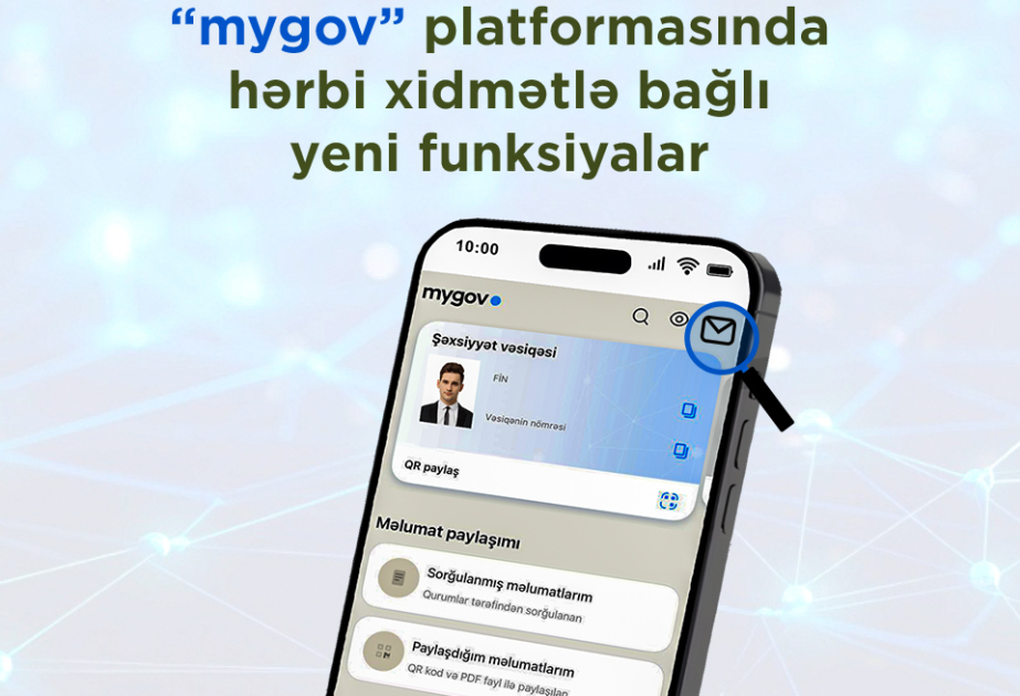 Hərbi xidmətlə bağlı “mygov” platformasına yeni funksiyalar əlavə olunub
