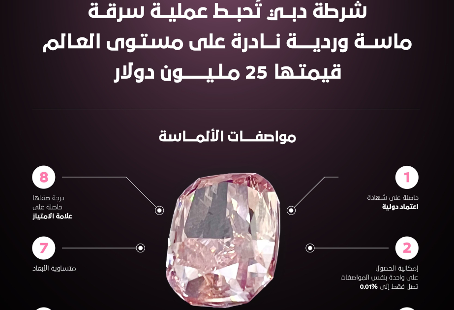 Dubai police retrieve stolen diamond worth $25 million