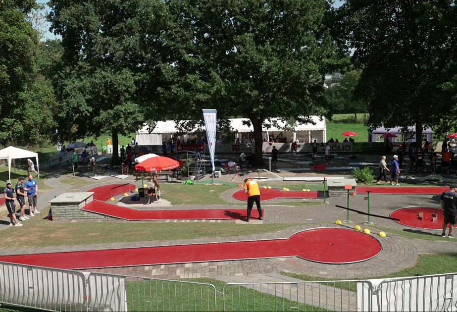 Deutsche Frauen und Männer holen Team-Gold bei Minigolf-WM in Arnsberg