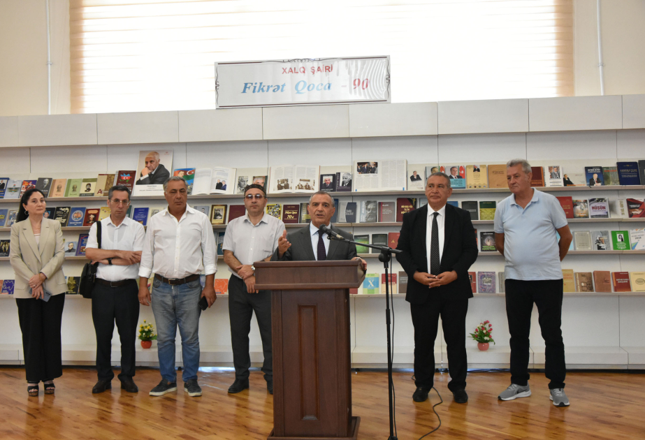 Milli Kitabxanada Xalq şairi Fikrət Qocanın 90 illiyi münasibətilə tədbir keçirilib