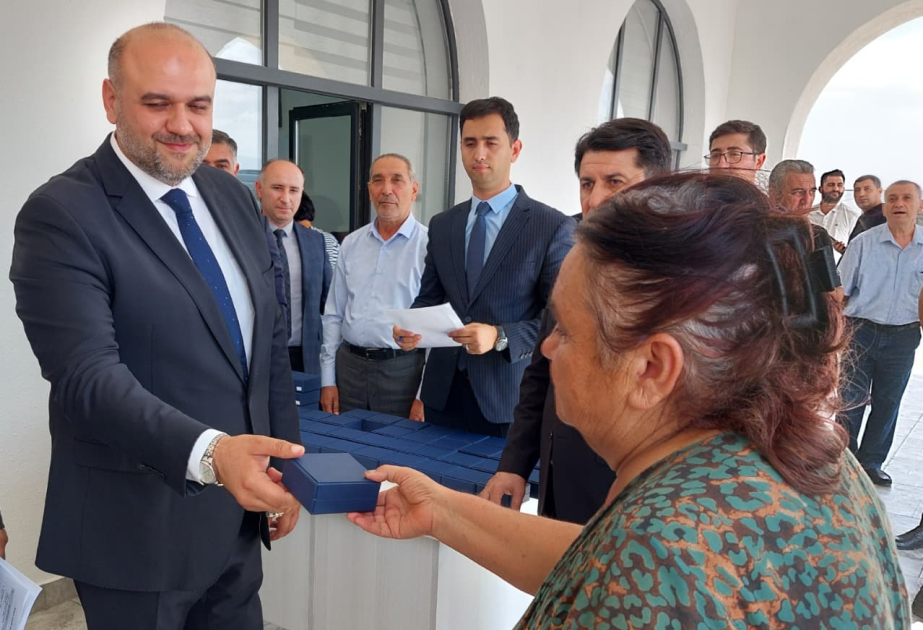 68 families relocated to Khidirli village of Aghdam district get house keys