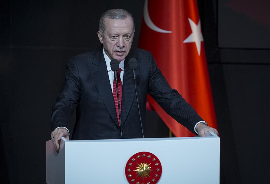 Prezident Ərdoğan: Qars-İğdır-Dilucu dəmir yolu regionda əməkdaşlıq və inkişaf üçün güclü təkan olacaq